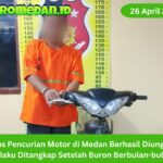 Kasus pencurian motor di Medan terungkap, polisi tangkap pelaku dan dalami jaringan penadah untuk menjaga keamanan warga.