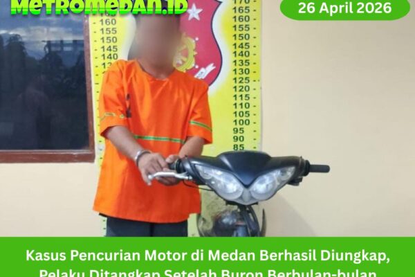Kasus pencurian motor di Medan terungkap, polisi tangkap pelaku dan dalami jaringan penadah untuk menjaga keamanan warga.