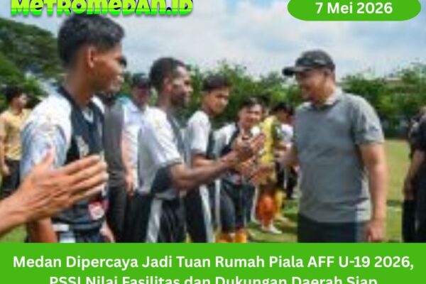 Sumut dipercaya menjadi tuan rumah Piala AFF U-19 2026. Medan dan sejumlah stadion disiapkan untuk turnamen sepak bola Asia Tenggara.
