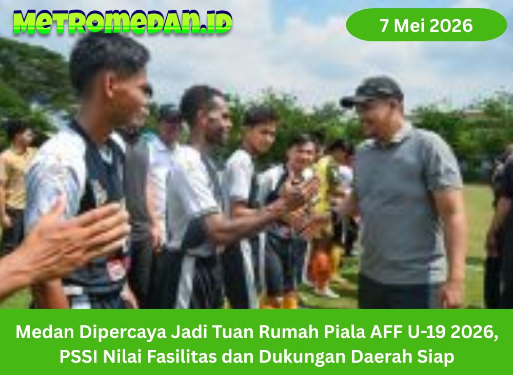 Sumut dipercaya menjadi tuan rumah Piala AFF U-19 2026. Medan dan sejumlah stadion disiapkan untuk turnamen sepak bola Asia Tenggara.