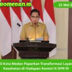 Wali Kota Medan Rico Waas paparkan transformasi layanan kesehatan kepada Komisi IX DPR RI untuk memperkuat akses dan kualitas layanan warga.