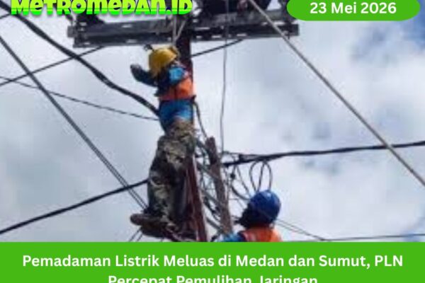 Pemadaman listrik meluas di Medan dan Sumut, PLN percepat pemulihan jaringan terdampak cuaca ekstrem agar aktivitas warga kembali normal bertahap.
