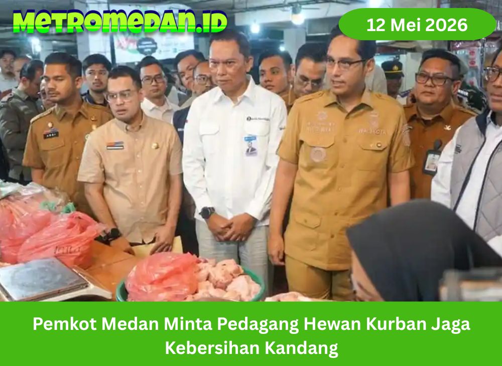 Pemkot Medan mengimbau pedagang hewan kurban menjaga kebersihan kandang dan kesehatan ternak agar pelaksanaan Idul Adha berjalan aman.