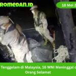 Kapal tenggelam di perairan Pulau Pangkor, Malaysia. Sebanyak 16 WNI meninggal dunia dan 23 orang selamat dalam operasi pencarian.
