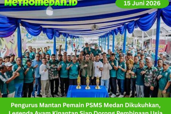 Pengurus Mantan Pemain PSMS Medan resmi dikukuhkan, para legenda Ayam Kinantan siap dorong pembinaan usia muda dan kebangkitan sepak bola Medan.