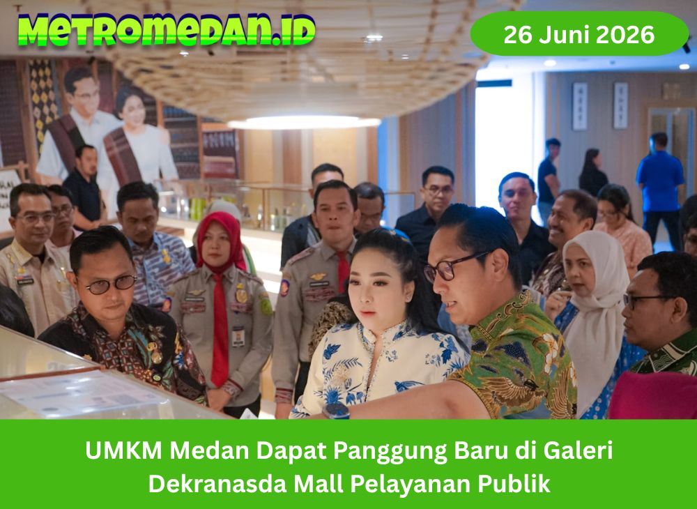 UMKM Medan Dapat Panggung Baru di Galeri Dekranasda Mall Pelayanan Publik