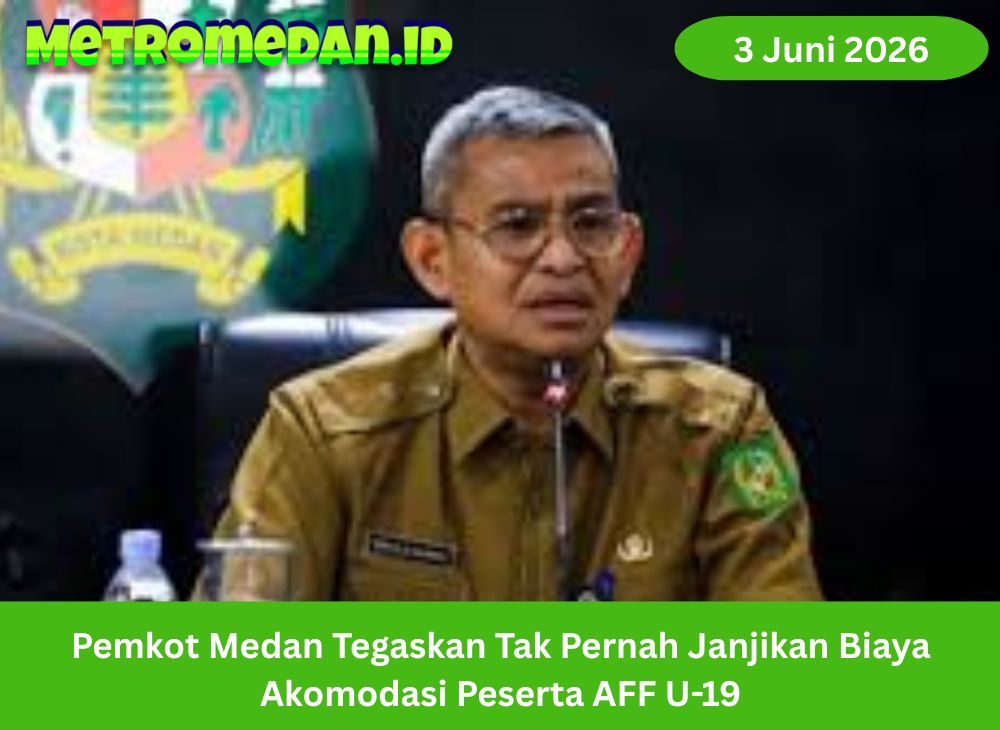 Pemkot Medan membantah janji biayai akomodasi peserta AFF U-19 dan menegaskan fokus pada pembenahan Stadion Teladan.