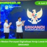 Pemko Medan luncurkan SRIKANDI untuk mempercepat digitalisasi arsip, menata administrasi, dan meningkatkan pelayanan publik.