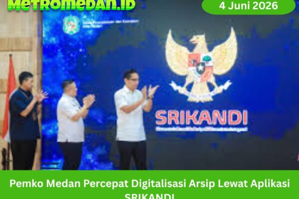 Pemko Medan luncurkan SRIKANDI untuk mempercepat digitalisasi arsip, menata administrasi, dan meningkatkan pelayanan publik.