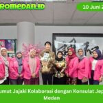 FJPI Sumut menjajaki kerja sama dengan Konsulat Jepang di Medan untuk penguatan jurnalis perempuan, literasi, pemberdayaan, dan budaya.