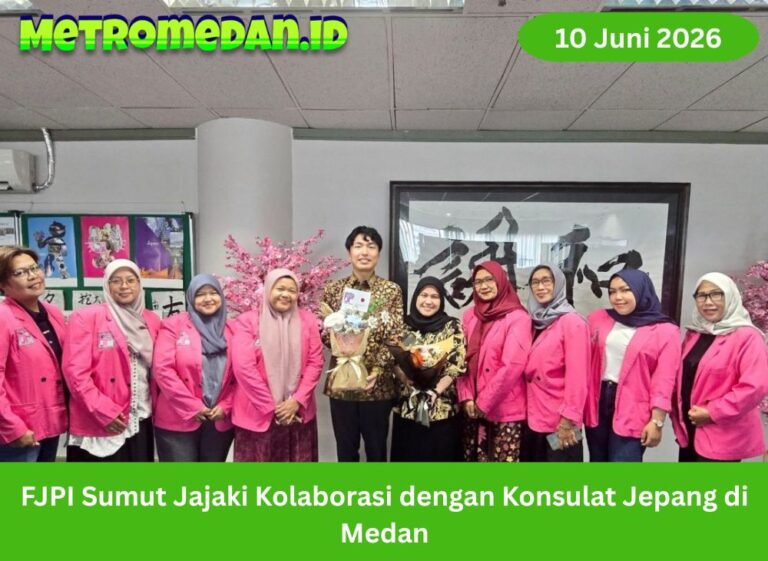 FJPI Sumut Jajaki Kolaborasi dengan Konsulat Jepang di Medan