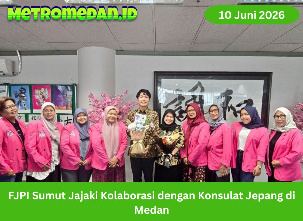 FJPI Sumut menjajaki kerja sama dengan Konsulat Jepang di Medan untuk penguatan jurnalis perempuan, literasi, pemberdayaan, dan budaya.