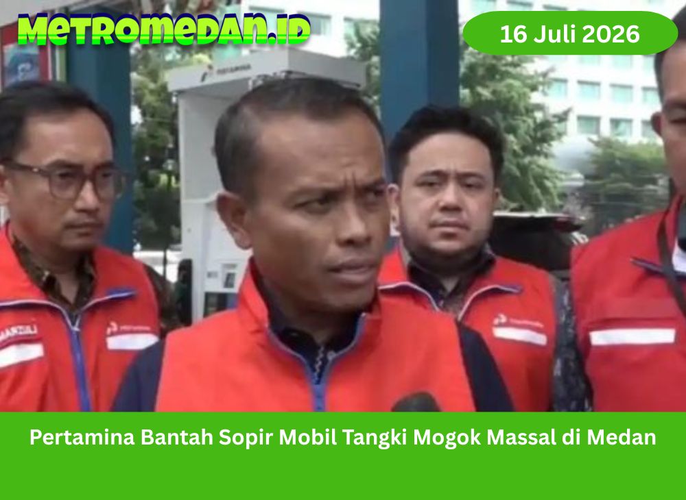Pertamina membantah kabar sopir mobil tangki mogok massal di Medan dan memastikan stok serta distribusi BBM tetap aman dan segera normal.
