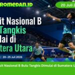 Hydroplus Sirkuit Nasional B Sumatera Utara 2026 resmi dimulai di Medan, mempertemukan atlet muda bulu tangkis pada 20–25 Juli 2026.