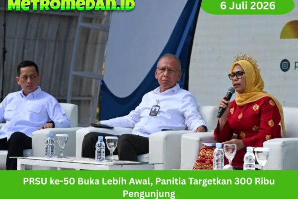 PRSU ke-50 di Medan buka lebih awal mulai pukul 10.00 WIB, hadirkan pameran daerah dan hiburan dengan target 300 ribu pengunjung.