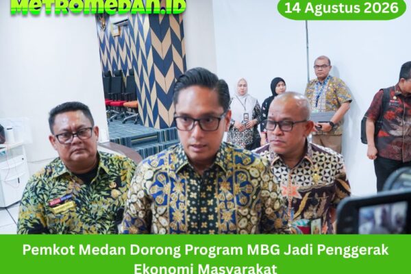 Pemkot Medan mendorong Program Makan Bergizi Gratis menjadi penggerak ekonomi lokal melalui penguatan UMKM, pemasok pangan, dan lapangan kerja.