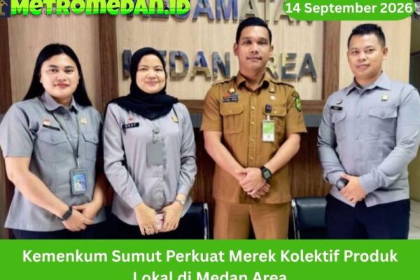 Kemenkum Sumut memperkuat merek kolektif produk lokal di Medan Area untuk memberi perlindungan hukum sekaligus meningkatkan daya saing pelaku usaha.