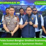 Polda Sumut bongkar sindikat scamming internasional di apartemen Medan, ungkap modus penipuan digital dan kerugian korban hingga Rp6,7 miliar terbaru.